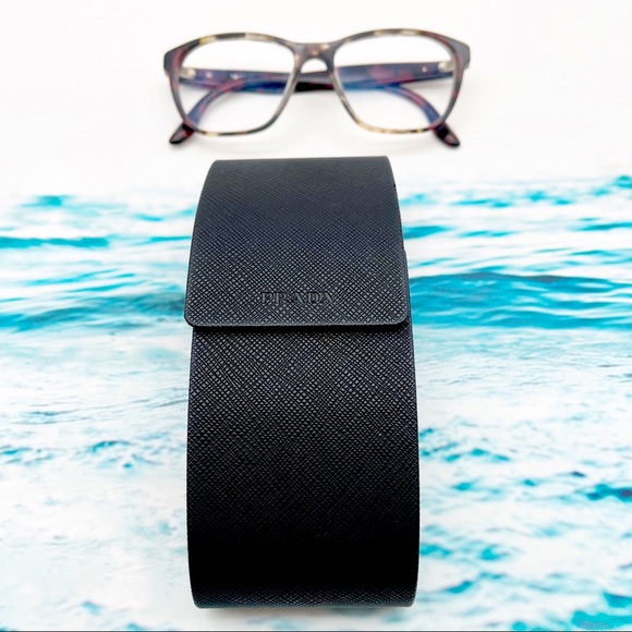 Prada Tortoise Eyeglass Frames with Case - Picture 7 of 7